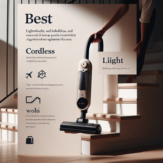 The Best Vacuum for Stairs: Lightweight, Cordless, and Powerful