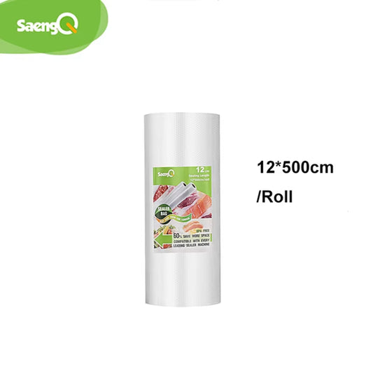 Vacuum Bags for Food Vacuum Sealer Food Fresh Long Keeping 12+15+20+25+30Cm*500Cm Rolls/Lot Bags for Vacuum Packer